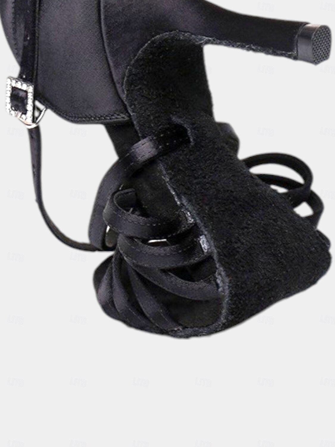Women's Silver Holographic Dance Sandals with Soft Suede Sole, Cross-Strap Design and Low Heel - Ideal for Salsa, Latin, and Ballroom Dancing 2025 - $42.99 –P6