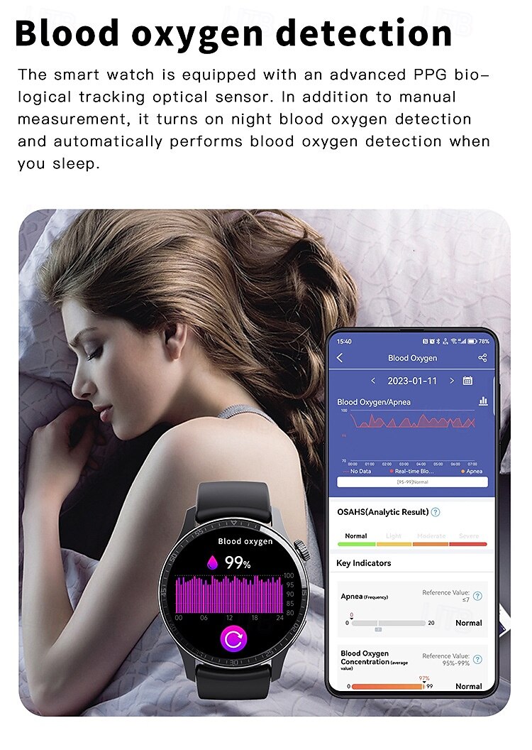 F207 Slimme horloge 1.35 inch(es) Smart horloge Bluetooth Temperatuurbewaking Stappenteller Gespreksherinnering Compatibel met: Android iOS Dames Heren Lange stand-by Handsfree bellen Waterbestendig 2025 - $62.99 –P5