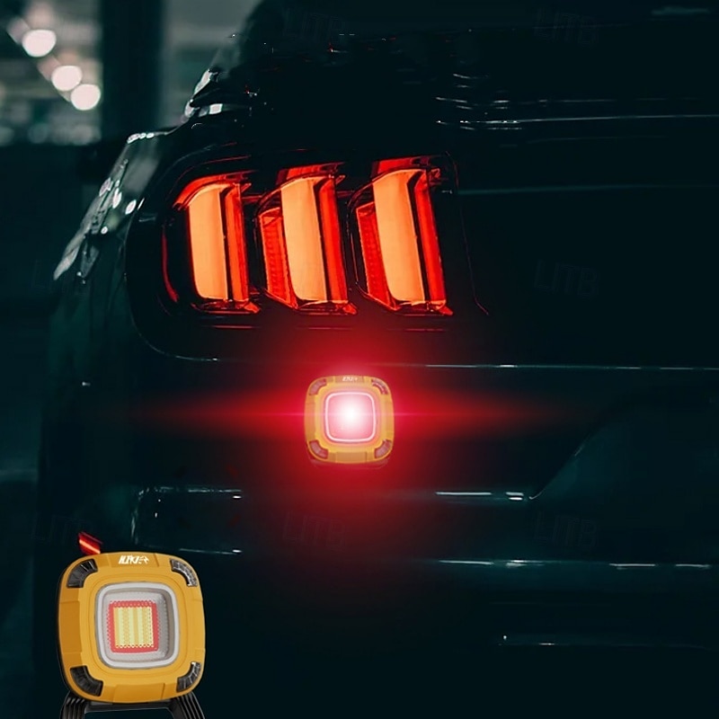 akumulatorowa lampa robocza LED 2000 lumenów, wbudowane reflektory COB 4000 mAh z magnetyczną podstawą &180 obrotowy 5 trybów oświetlenia oświetlenie miejsca pracy do naprawy samochodu kemping g500 1 2025 - $42.99 –P3
