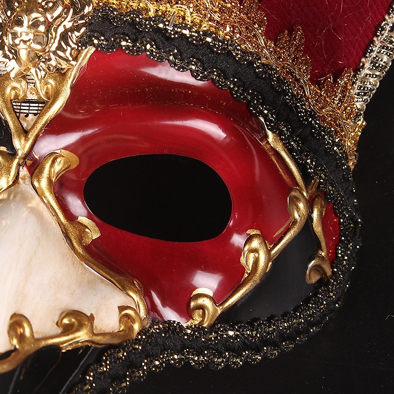 Madár Farsangi maszk Velencei maszk Pantalone Felnőttek Férfi Női Fél arc Parti Álarcos mulatság Velencei karnevál Mindszentek napja Farsang Mardi Gras Könnyű farsangi jelmez 2025 - $47.99 –P3