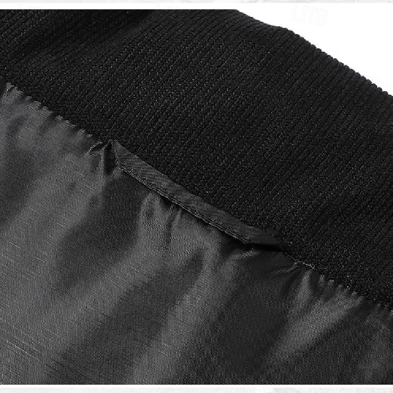 Férfi Puffer dzseki Kosaras Zseb Színes Parti Karácsony Szabadtéri Szokványos Semleges Divat Napi Tél Tömör szín Fekete Fehér Bíbor Lóhere Pufferkabát 2025 - $55.99 –P18