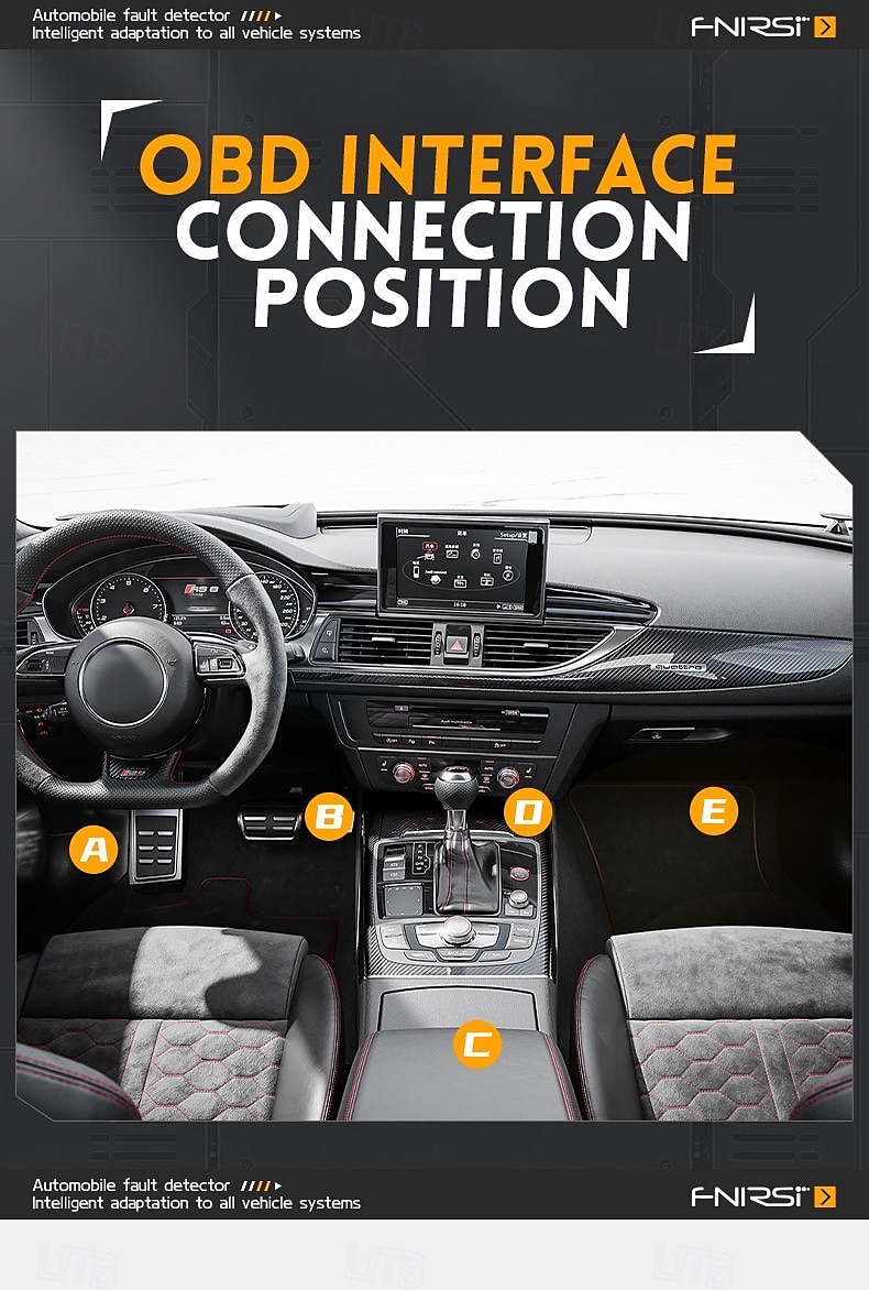 scanner obd2 strumento di diagnosi auto lettore di codici di errore 5.1 strumento di cancellazione degli errori app per cellulare controllo del 2025 a $31.99 –P2