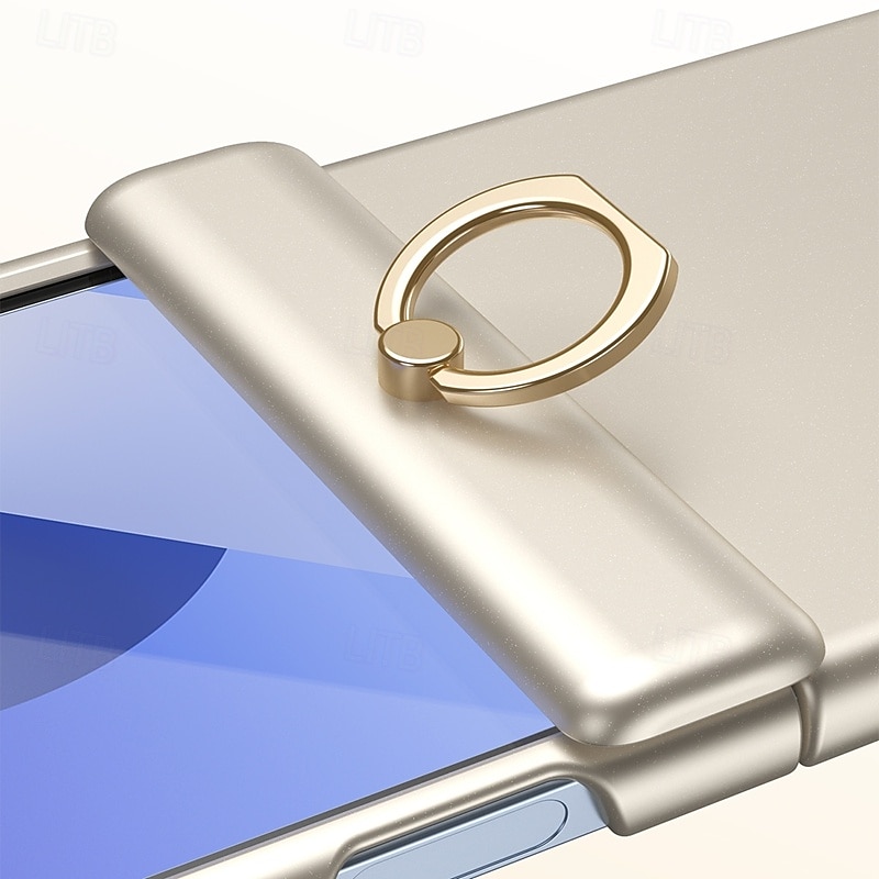 Чехол для телефона для Samsung Galaxy Z Flip 6 Z Flip 5 Задняя Обложка Кольцевой Застежка Ударопрочный Ретро PC 2025 - $23.99 –P8