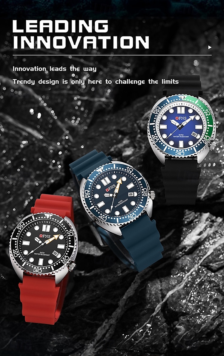 Men Quartz Watch Minimalist Fashion Casual Wristwatch Luminous Calendar Waterproof World Time Rubber Watch 2025 - $32.99 –P3