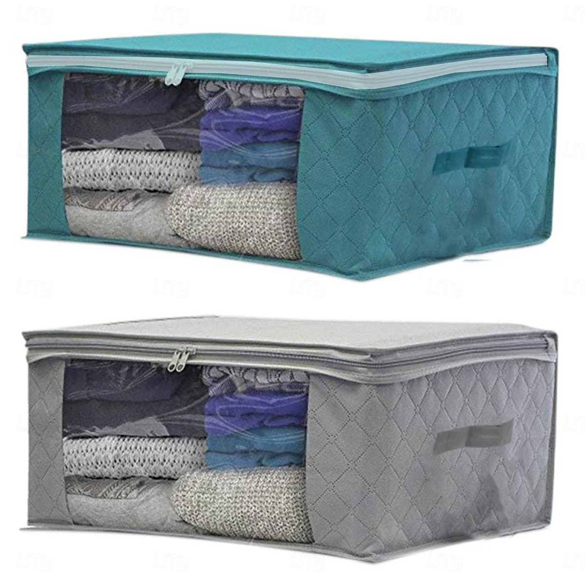 kuitukangas pölytiivis pussi taitettava säilytys tilkkupussi vaatekaappi vaatteet viimeistelylaatikko säilytyspussi 49x36x21cm 2025 - $9.99 –P5