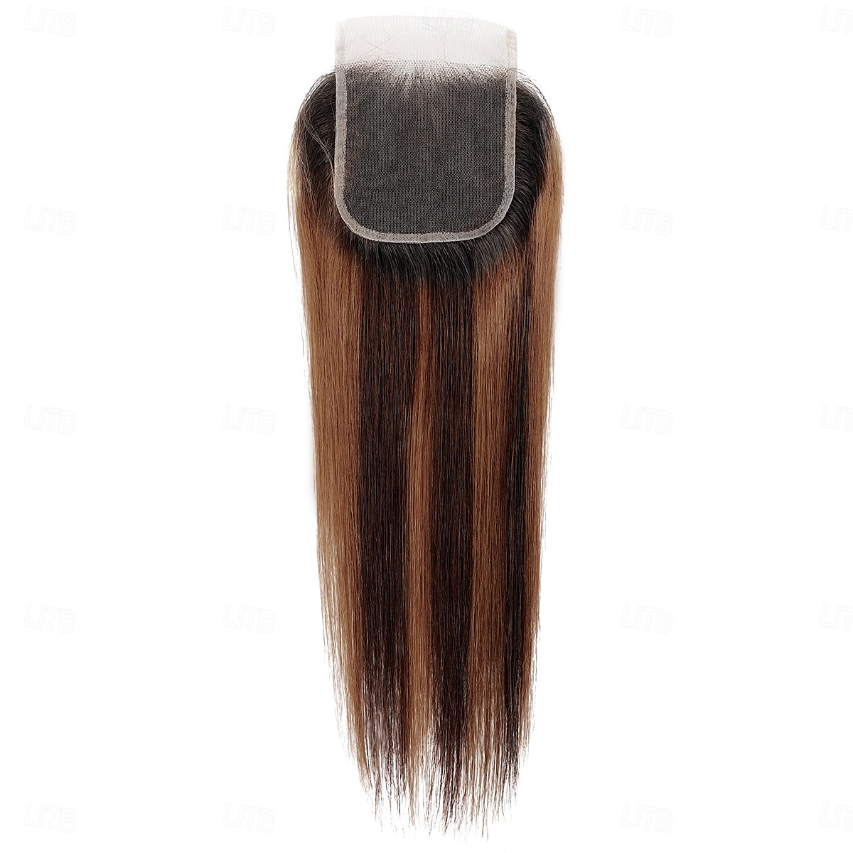 Extension di capelli umani lisci T1b-4/30# con chiusura, 3 pacchi, 12-28 pollici per donne nere del 2025 a $259.09 –P5