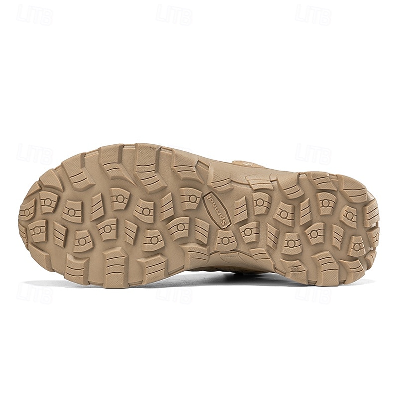 Botas de senderismo acolchadas para hombre: ligeras, impermeables, suela antideslizante, diseño de caña alta, ideales para aventuras al aire libre. 2025 - $59.99 –P5