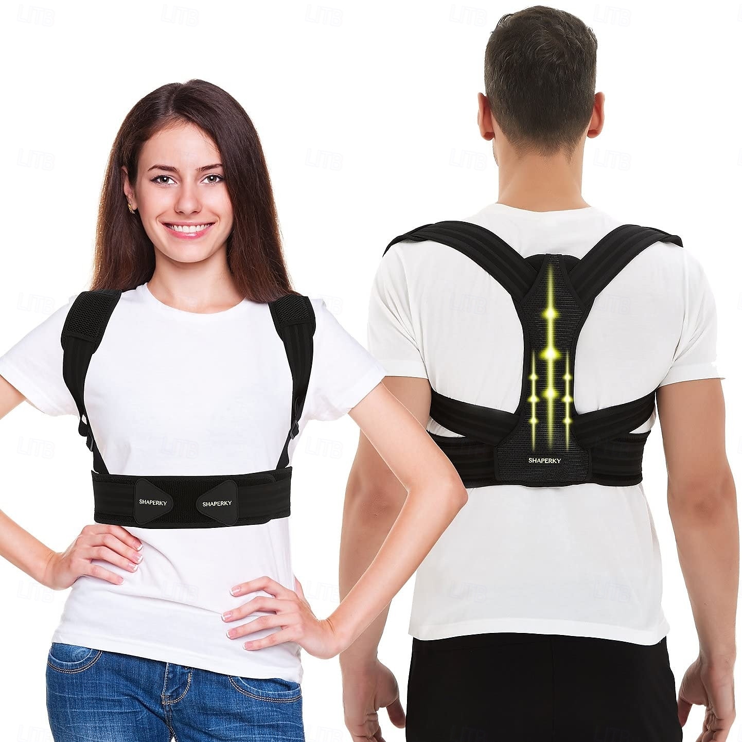 Posture Corrector for Men and Women, Adjustable Upper Back Brace, Muscle Memory Support Straightener, Providing Pain Relief from Neck, Shoulder, and Upper and Lower Back 2025 - $24.99 –P8