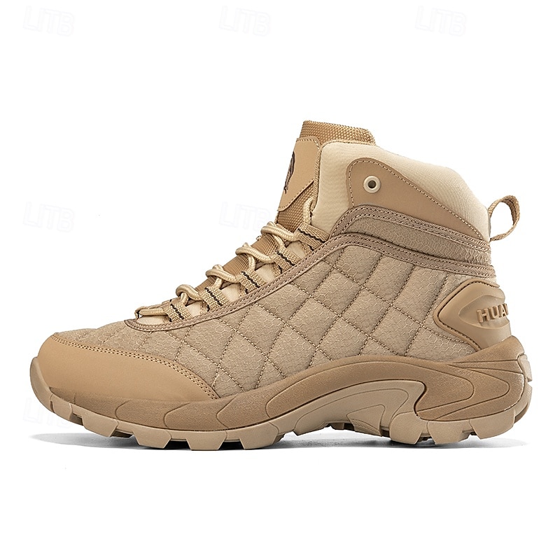 Botas de senderismo acolchadas para hombre: ligeras, impermeables, suela antideslizante, diseño de caña alta, ideales para aventuras al aire libre. 2025 - $59.99 –P3