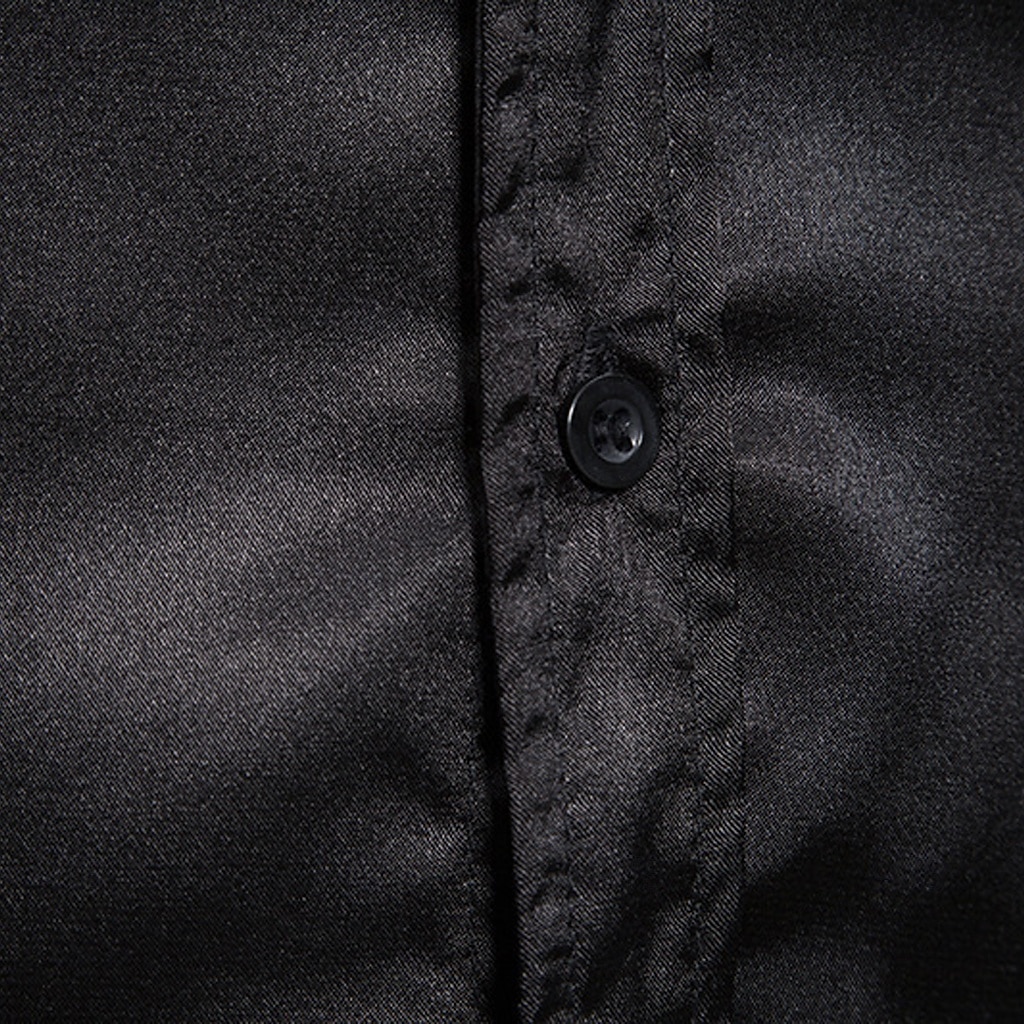 Homens Camisa Social Blusa de cetim Camisa casual camisa de botão Leopardo Casamento Férias Preto Branco Vinho Verde Manga Longa Lapela Primavera & Outono Roupa Patchwork de 2026 por $28.99 –P10