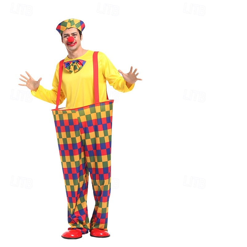 Dzsókerkártya Bohóc Halloween Felszerelések Jelmez cirkusz Farsangi jelmez Szerepjáték Felnőttek Férfi Női Mindszentek napja Farsang Mardi Gras Teljesítmény Parti Egyszerű Halloween jelmezek Kiöltözik 2025 - $85.99 –P2