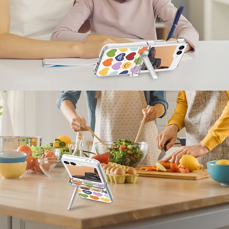 هاتف غطاء من أجل زد فليب 6 حافظة بطاقة المحفظة مع حامل ضد الصدمات مكتب  /  الأعمال TPU الكمبيوتر الشخصي 2025 - $25.99 –P7
