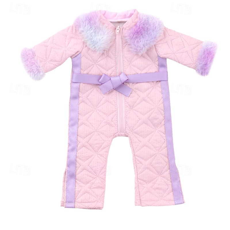 Ropa y accesorios para muñecas de 18 pulgadas, conjunto de trajes de invierno para muñecas, abrigo y pantalones para muñecas de 18 pulgadas, regalos para niñas (sin muñeca) 2025 - $22.99 –P5