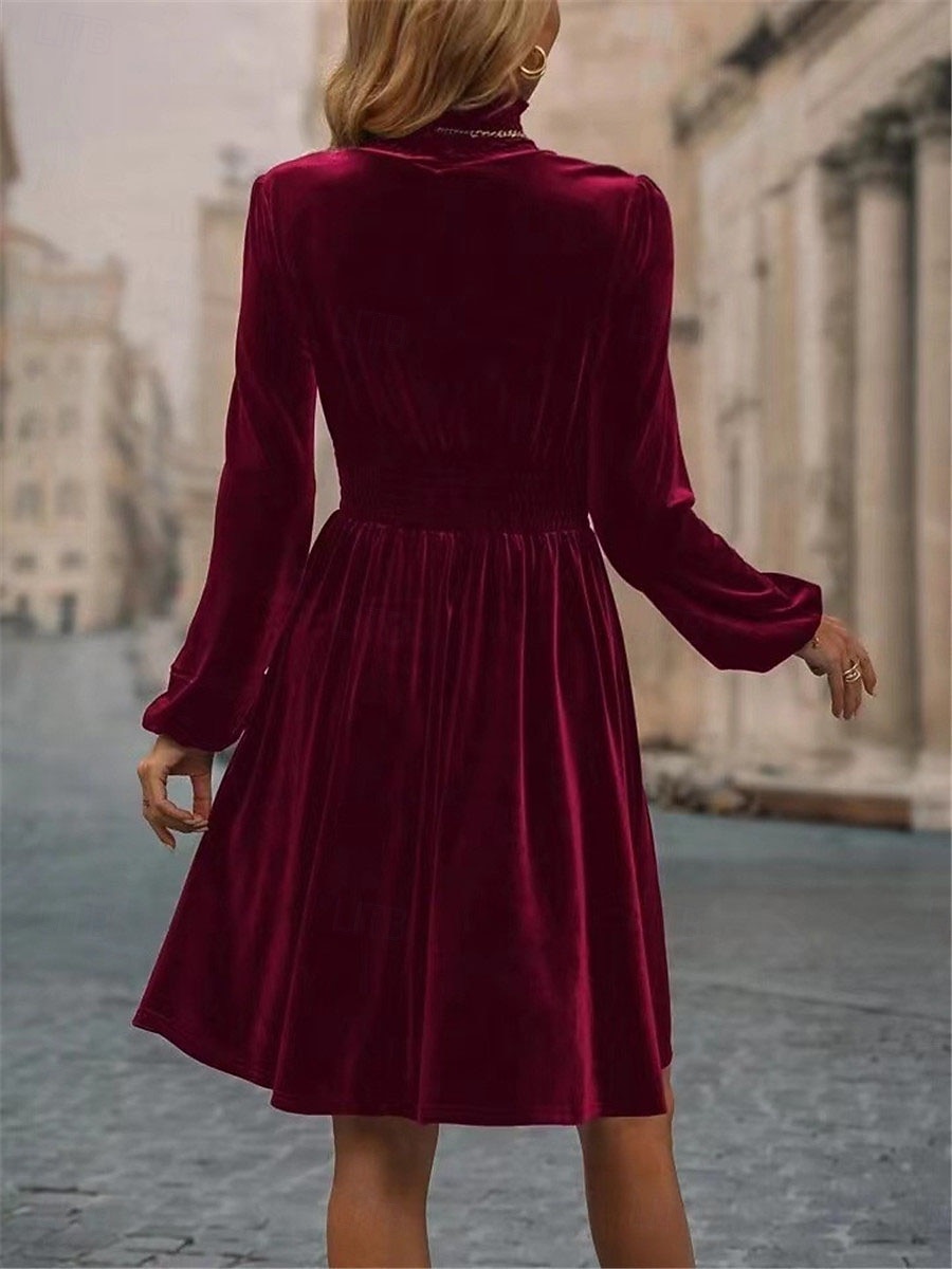 white christmas dresses Red and Black Sparkly Christmas Holiday Dress, Velvet Flower Girl Dres –  HandyyBaby main image 1