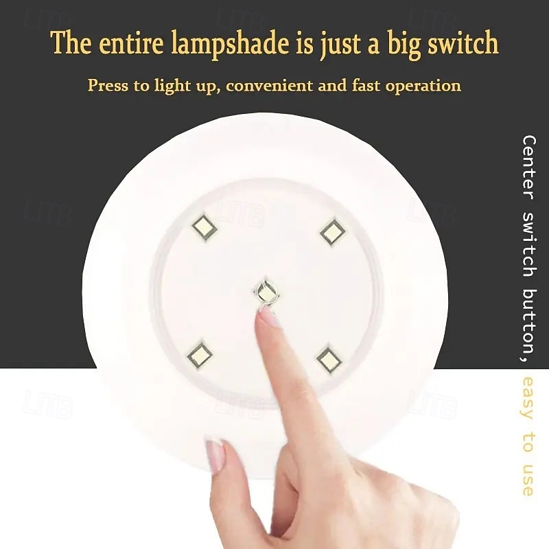 3pcs LED Touch Light Kit, LED Cabinet Light Wireless & Dimmable Warmwhite White for Bedrooms, Kitchens, Hallways 2025 - $13.49 –P4