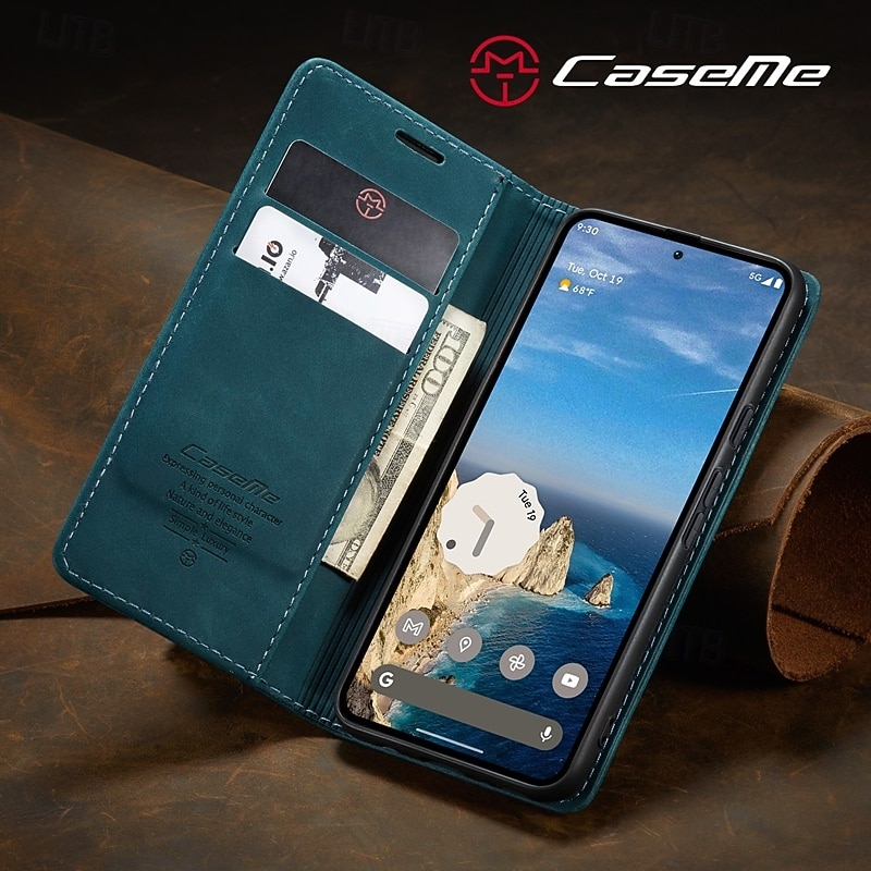 телефон Кейс для Назначение Google Пиксель 9 Про Pixel 9 ProXL Pixel 8 Pro Pixel 8 Пиксель 9 Pixel 7 Pixel 7 Pro Pixel 6 Pixel 6 Pro Откидная крышка со стендом Магнитный Разъем для карты Ретро 2025 - $14.99 –P8