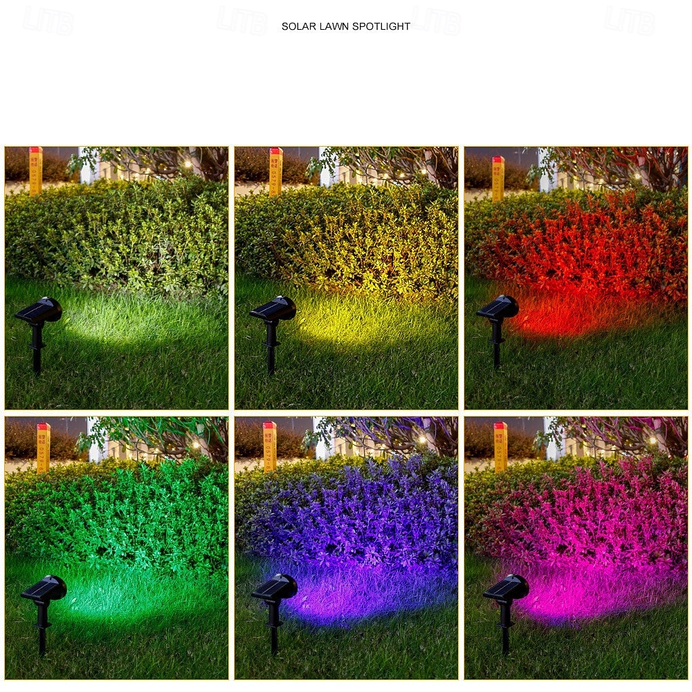 Solar Powered 7LED/10LED Waterproof Landscape Spotlight, Adjustable Outdoor Wall Light for Outdoor Patio Wall Landscape Light 2026 - $16.99 –P5