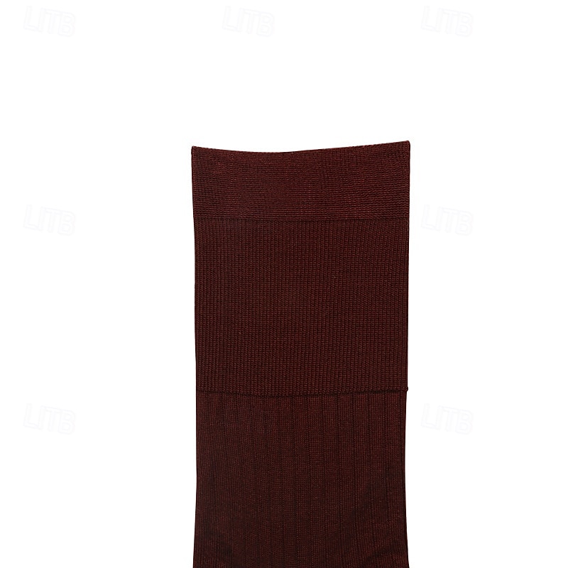 Herren 1 Paar Socken Schwarz Marinenblau Farbe Einfarbig Formell Hochzeit Jahrestag Dünn Frühling & Herbst Strickware Elegant 2025 - $12.99 –P6