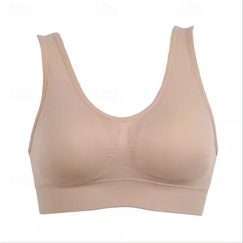 Per donna Reggiseno Intimo / Maglia Intima Top reggiseno Comodo Traspirante Resistente agli urti Imbottitura rimovibile Senza ferretto Semplice Sport Abbigliamento sportivo Rosa chiaro Blu chiaro del 2025 a $10.49 –P12
