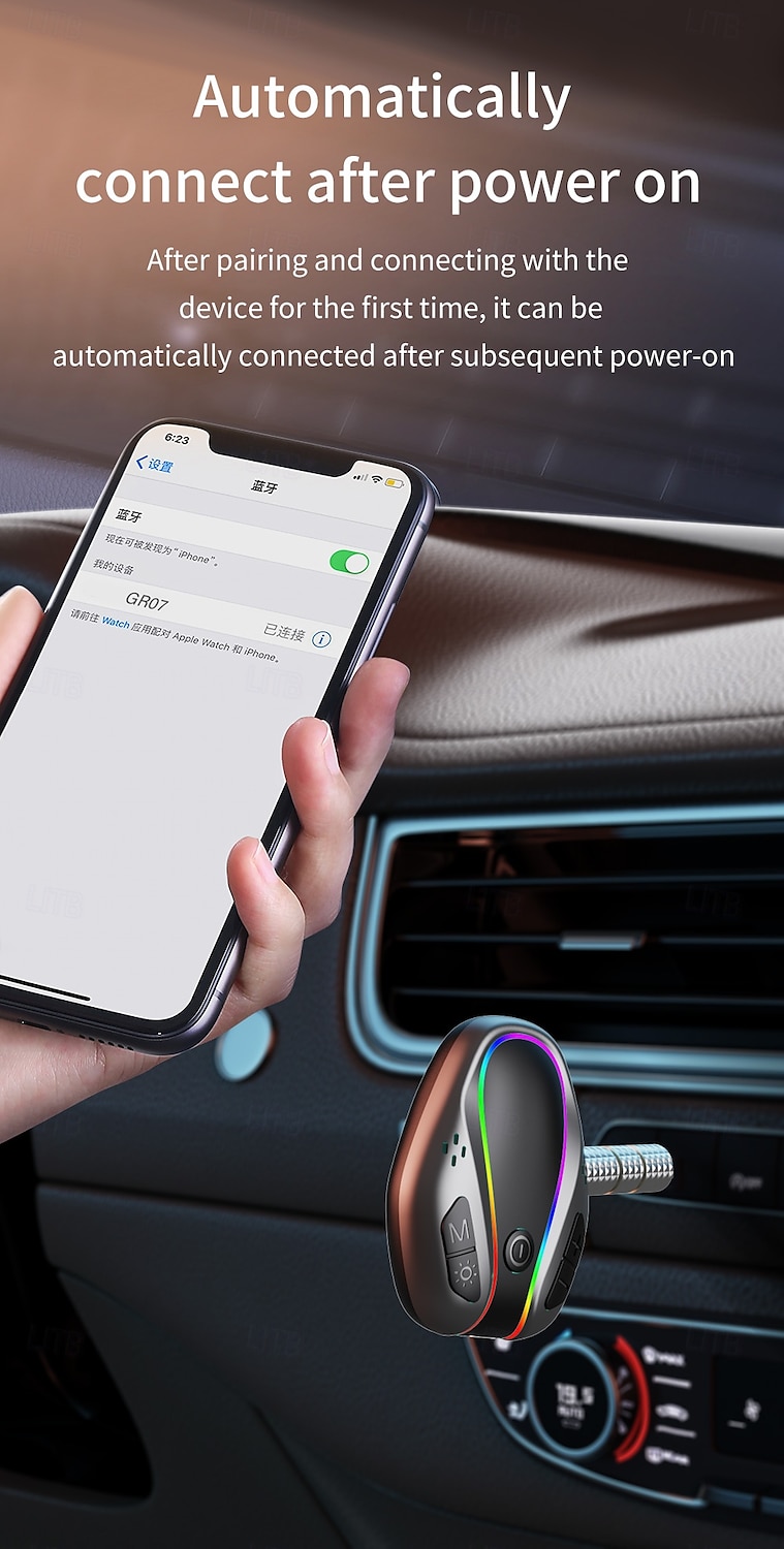 Car Bluetooth 5.0 Receiver for Car Noise Cancelling Bluetooth AUX Adapter Bluetooth Music Receiver for Home Stereo/Wired Headphones/Handsfree Calling 16 Hours Battery Life-BlackSilver 2025 - $31.99 –P11
