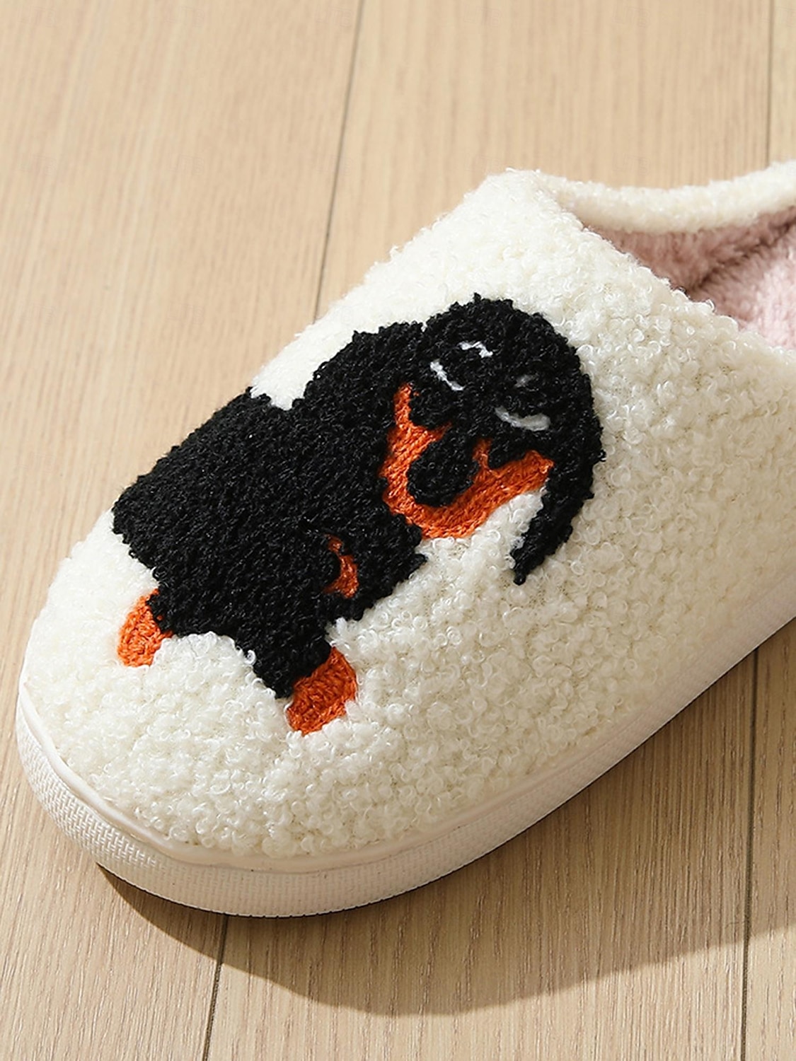 pantofole da donna con ricamo a forma di bassotto – calde scarpe da interno foderate in pile per gli amanti dei cani del 2025 a $14.99 –P9