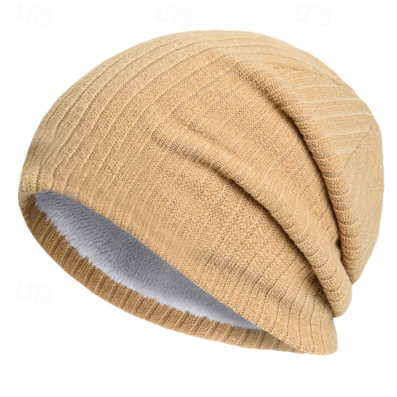 Homens Unisexo Gorro Chapéus de inverno Gorros 骷髅头毛线帽 Chapéu de malha Preto Vinho 100% Acrílico Tricotado Aconchegante Roupa Diária Para Noite Cor Sólida / Simples Quente de 2025 por $12.99 –P2