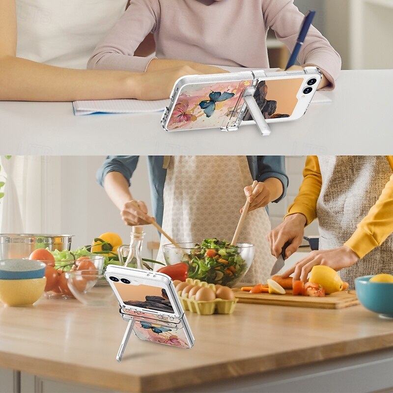 هاتف غطاء من أجل زد فليب 6 حافظة بطاقة المحفظة مع حامل ضد الصدمات مكتب  /  الأعمال TPU الكمبيوتر الشخصي 2025 - $25.99 –P6