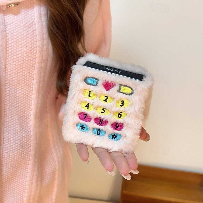 telefone Capinha Para Z Flip 7 Z Virar 6 Z Flip 5 Z Flip 4 Z Flip 3 Capa traseira Antichoque Retro Felpudo de 2025 por $19.99 –P4