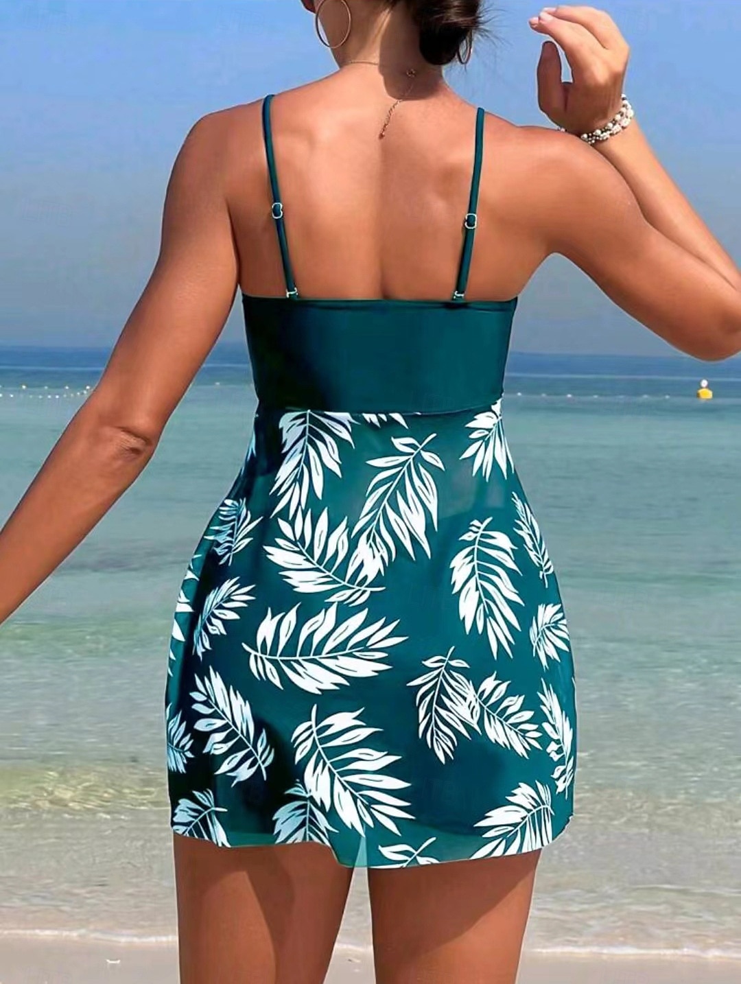 Dame Badetøy Tankini Badedrakt Ferie Tropisk Blomstret Ermeløs Badedrakter 2025 - $28.99 –P6