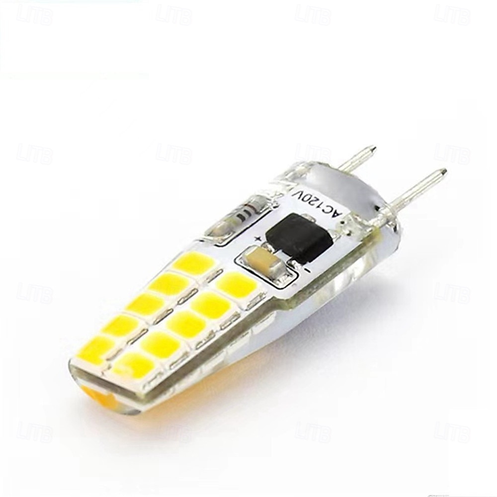 Lot de 10 ampoules LED G8 à intensité variable, 3 W, 20 LED, remplacement de LED en silicone pour lustres halogènes 120 V de 2025 ? $23.99 –P4