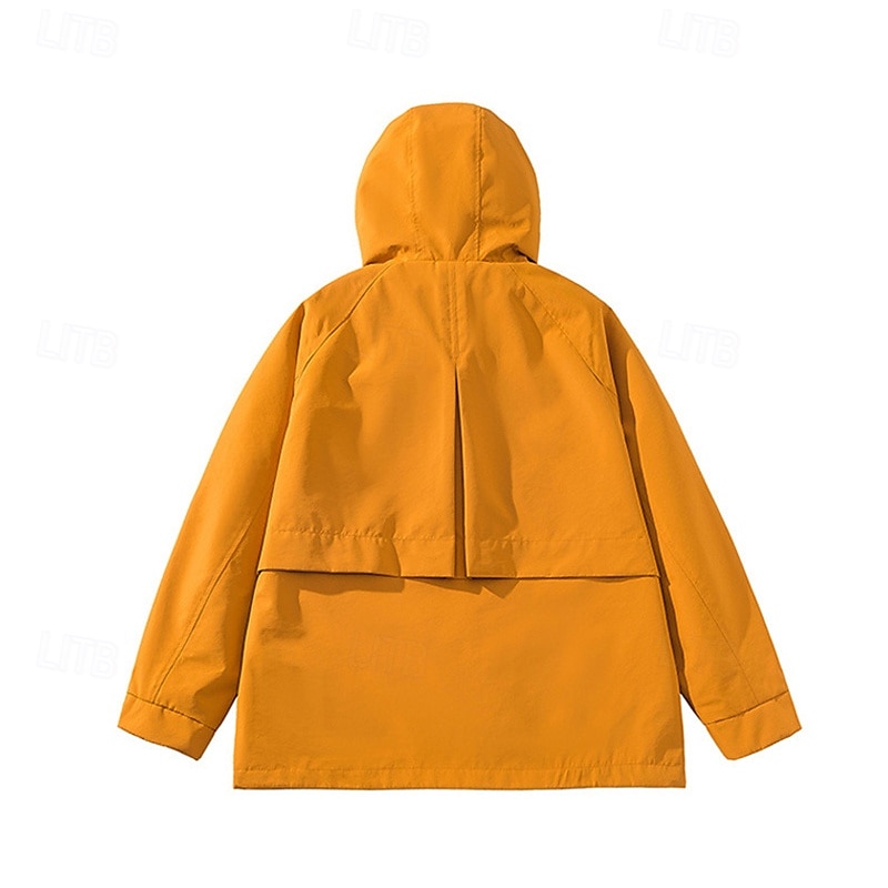 Men's Softshell Jacket Hiking Jacket Outdoor Windproof Water Resistant Lightweight Jacket Windbreaker Jacket Traveling Black White Yellow Red Purple 2025 - $55.99 –P10