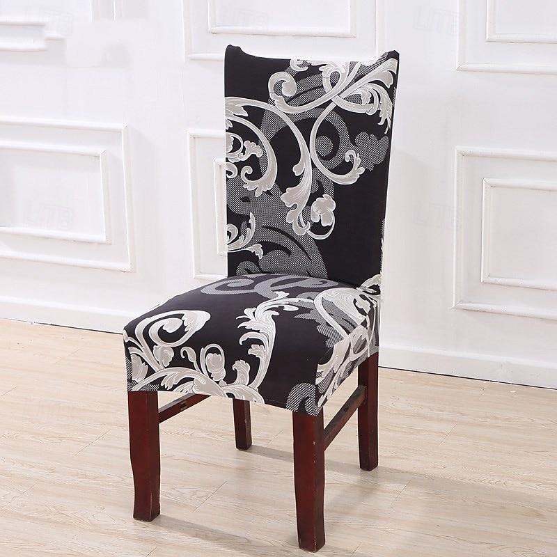 Funda elástica para silla de comedor, funda elástica y duradera para silla de comedor con respaldo alto, ideal para proteger y refrescar las sillas de comedor, agrega comodidad y estilo a la decoración de su comedor 2025 - $10.99 –P27