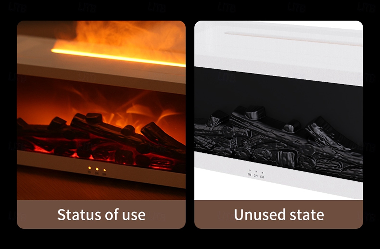 Flame Diffuser USB-Powered Simulated Flame Aroma Diffuser 7-Color Flame Oil Essential Aroma Diffuser with Remote 2025 - $42.99 –P5