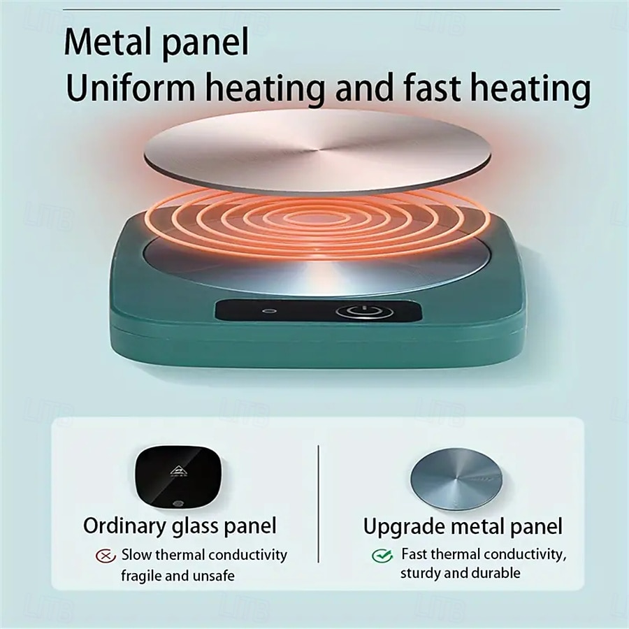 USB Electric Mug Mat Constant Temperature Intelligent Warm Coaster Rapid Heating Mug Heater Warmer Office Low Power Home Office Gift 2026 - $14.99 –P8