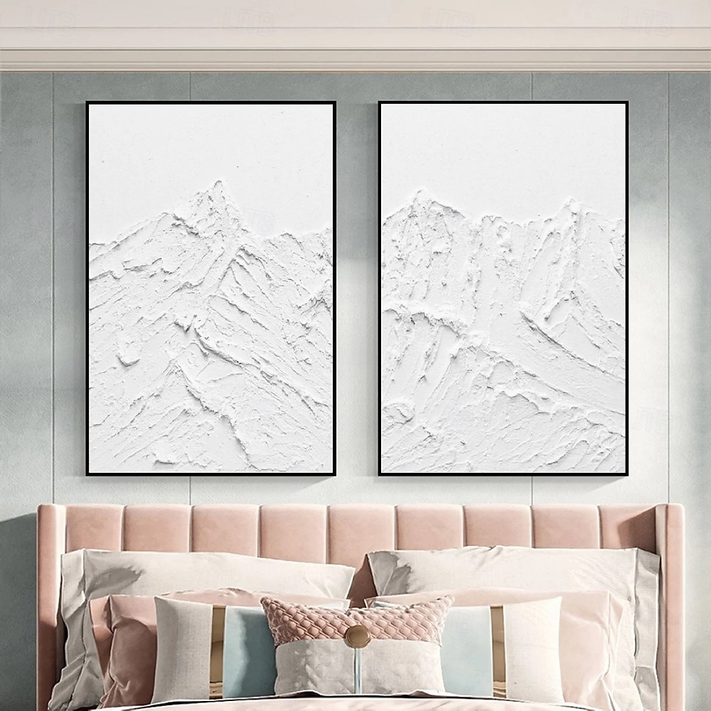 wabi sabi artwork hand painted white abstract art white painting wabi-sabi wall art white textured oil painting wall art set of 2 white wall art white abstract painting white 3d art 2025 - $116.99 –P4