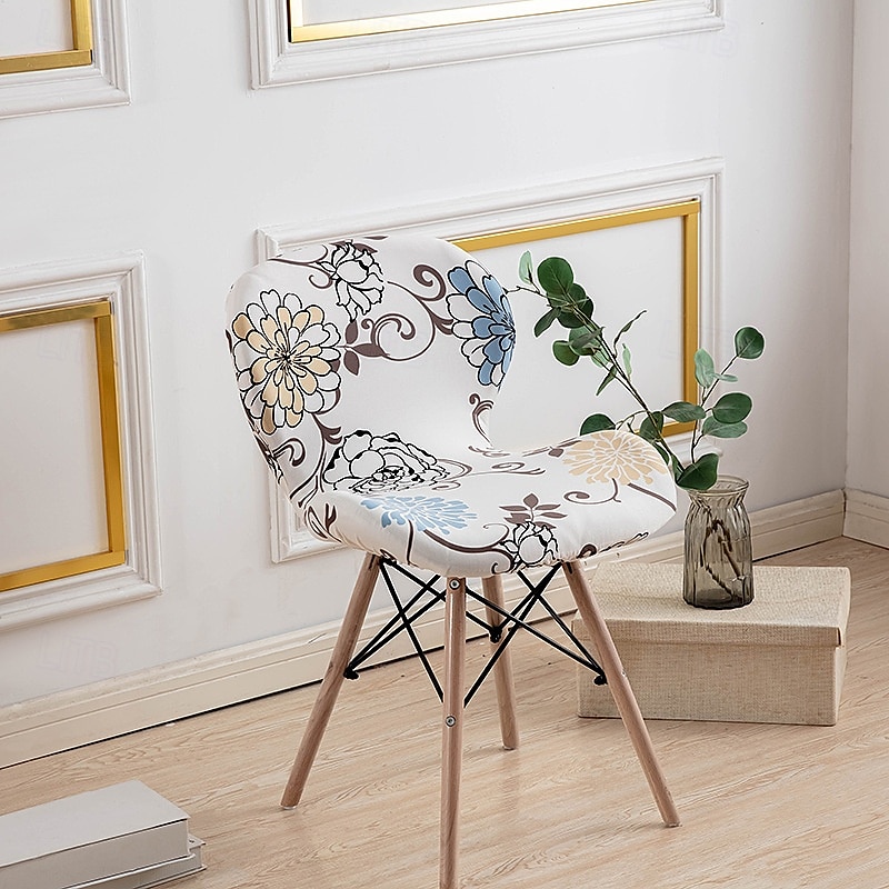 Funda elástica para silla de comedor, funda duradera y flexible, perfecta para proteger y renovar sus sillas, agrega estilo y comodidad a la decoración de su sala de estar, comedor o oficina. 2025 - $12.49 –P11