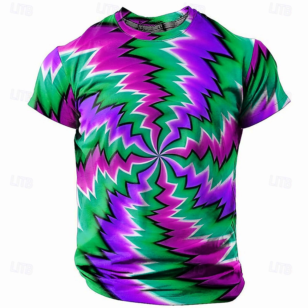 Homme Trompe-l'œil T-shirt Manche Courte T-shirt Impression 3D Col ras du cou Chemise Mode Athleisure Rue Sport en Plein Air Quotidien Jaune Rouge Bleu Été Printemps Vêtement Tenue S M L XL XXL XXXL de 2026 ? $19.49 –P4