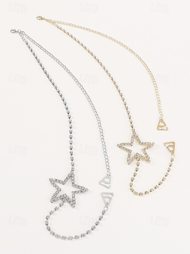 élégant bijou de chaîne d'épaule en strass papillon pour femme - accessoire de chaîne de corps en cristal étincelant, parfait pour les fêtes et les soirées de 2025 ? $11.99 –P12