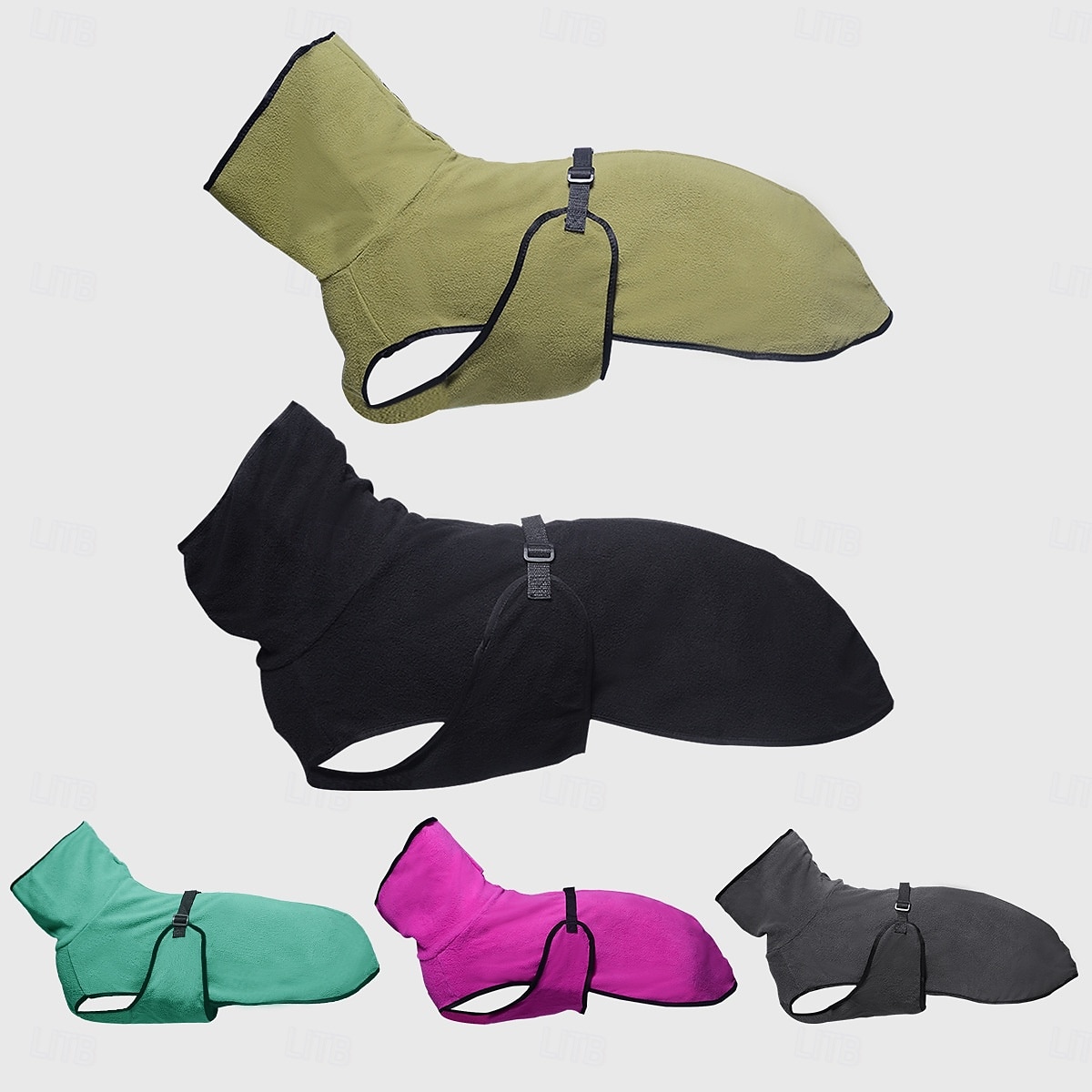 Perros Abrigos Chaleco de lana Invierno Templado Cómodo Exterior Interior Ropa de casa Medio Grande 2025 - $16.99 –P1