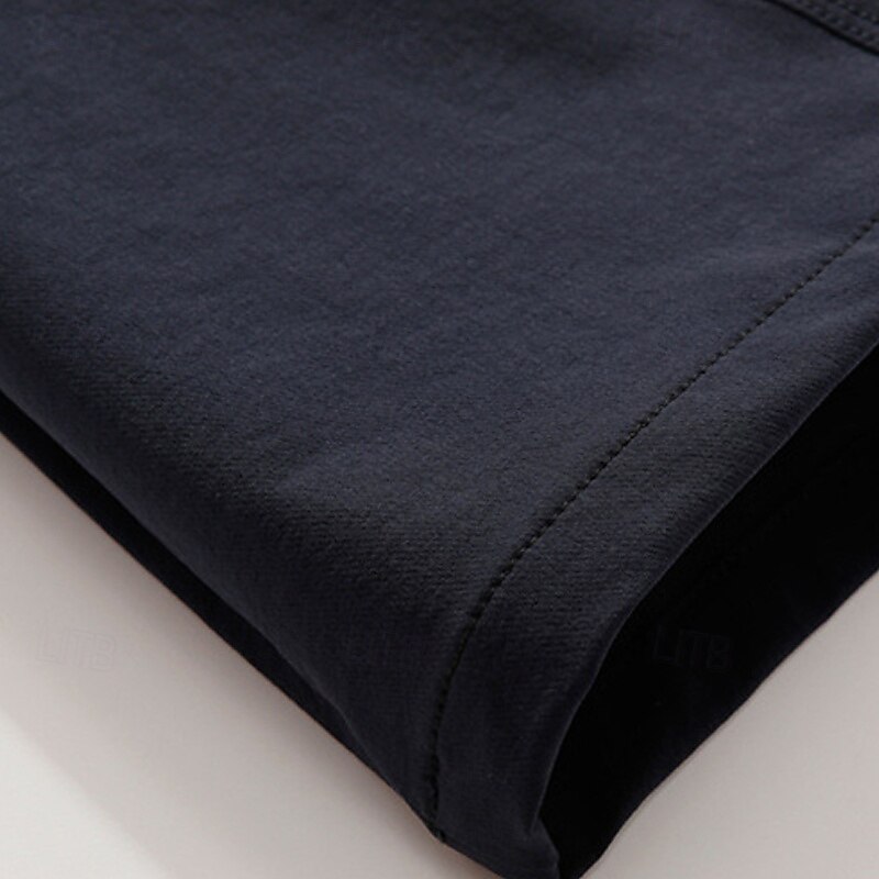 Hombre Pantalones al aire libre Pantalones para senderismo Pantalones tácticos Militar Al aire libre Ajuste regular Impermeable Transpirable Secado rápido Pantalones / Sobrepantalón Negro Azul Marino 2025 - $44.99 –P12