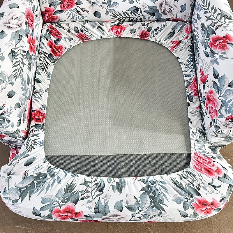 capa elástica para cadeira com encosto alto estampado capa para poltrona capa durável e elástica com design de estampa estilosa perfeita para proteger e refrescar sua cadeira com encosto alto ideal de 2025 por $18.99 –P3