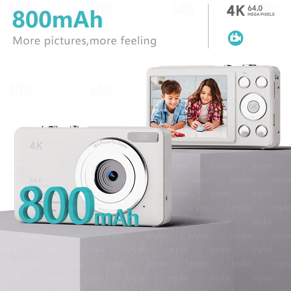 Digital Camera FHD Video Camcorder Point and Shoot Camera Digicam 18X Zoom Portable Vlogging Camera for Travel 2025 - $81.99 –P16