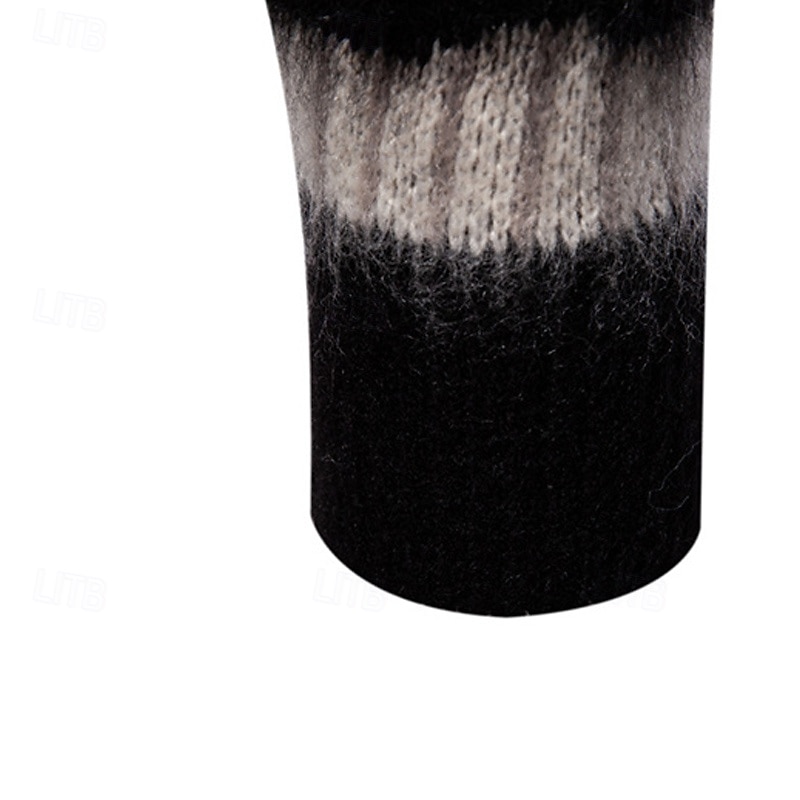Men's Pullover Sweater Jumper Knit Sweater Ribbed Knit Regular Knitted Stripe Crew Neck Fashion Basic Daily Wear Date Clothing Apparel Fall & Winter Black M L XL 2025 - $24.99 –P7