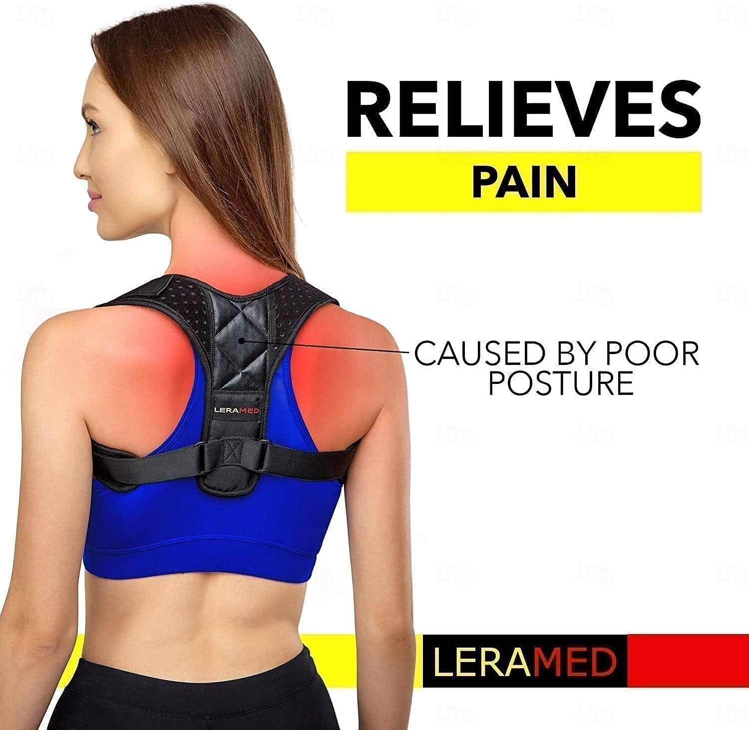 Posture Corrector for Men and Women - Adjustable Upper Back Brace for Clavicle Support and Providing Pain Relief from Neck, Back and Shoulder 2026 - $25.99 –P2