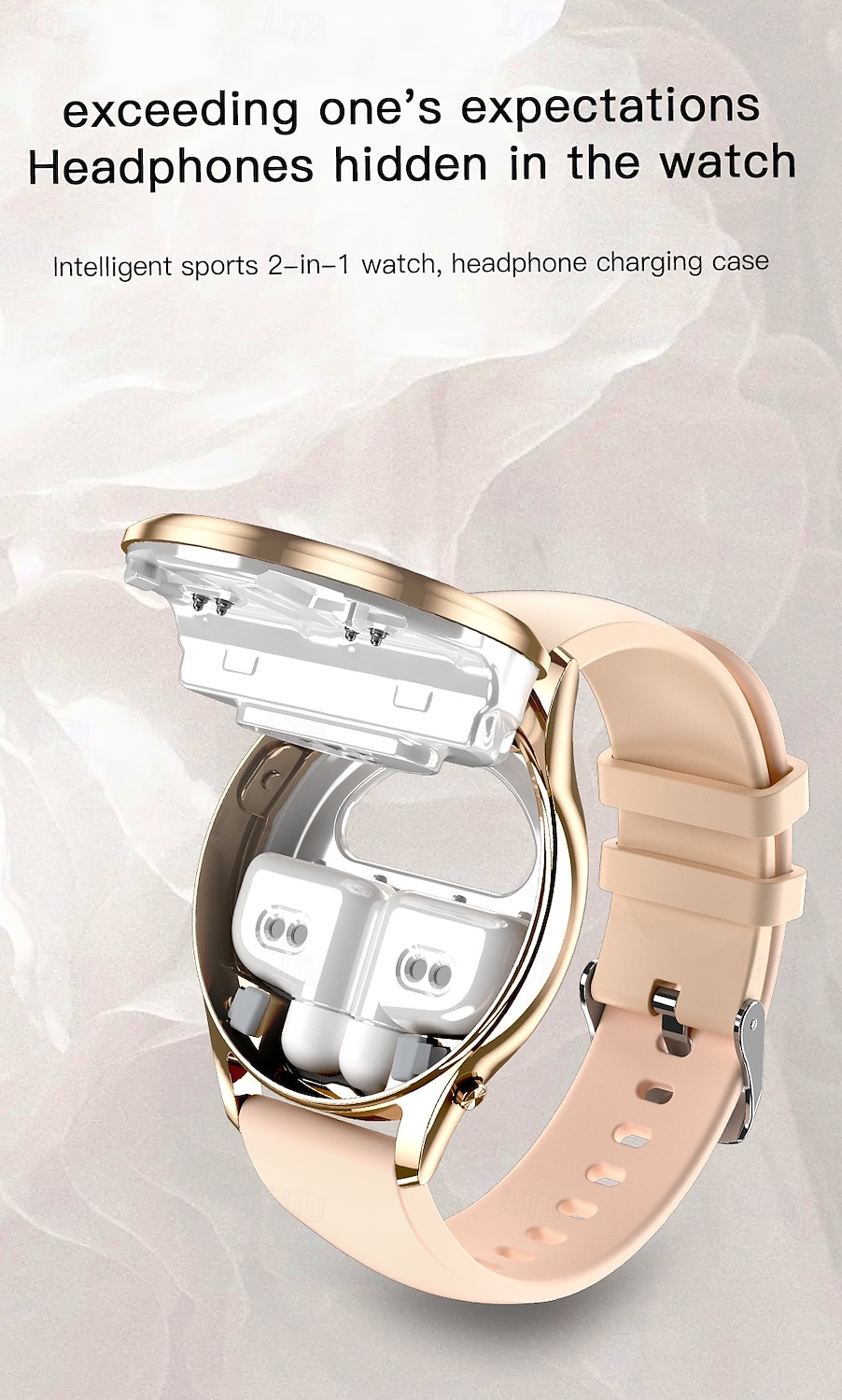 New TWS 2-in-1 With Headset Smart Watch Bluetooth Call Men Watch Women SmartWatch Heart Rate Monitor Play Music Watch 2025 - $78.99 –P11