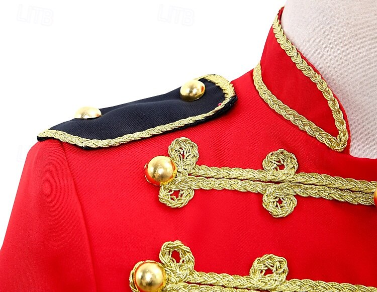 Retro Vintage Rococo Coat Masquerade Circus Jacket Prince Aristocrat Men's Carnival Masquerade Event / Party Adults' Coat Spring Fall & Winter 2025 - $74.99 –P6