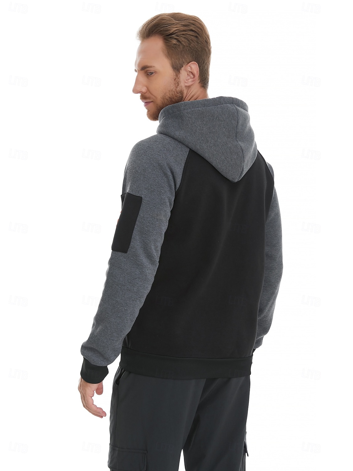 Per uomo Felpa con cappuccio Felpa con cappuccio e cerniera a un quarto Felpa con cappuccio tattica Nero Blu marino Cachi Grigio scuro Grigio Con cappuccio Color Block Compatto Sportivo Giornaliero del 2025 a $28.99 –P3