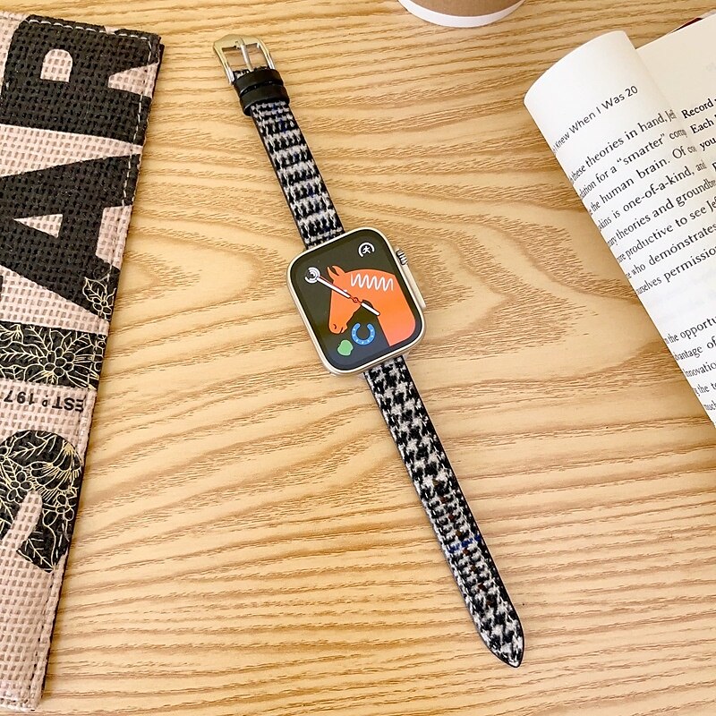 Pulseira Esportiva Compatível com Pulseira Apple Watch 38mm 40mm 41mm 42mm 44mm 45mm 49mm Fecho de Metal Ajustável Tecido pulseira de substituição para iwatch Ultra 2 Series 9 8 7 SE 6 5 4 3 2 1 de 2025 por $17.99 –P8