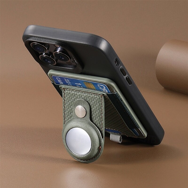 telefono Custodia Per iPhone 16 Pro Max Plus iPhone 15 Pro Max Plus Universali Custodia ad adsorbimento magnetico Con supporto A calamita Supporto a molla TPU pelle sintetica del 2025 a $21.99 –P7