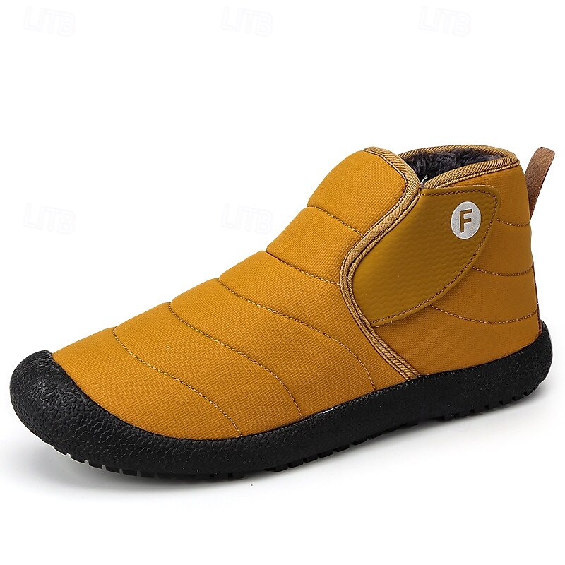 Men's Insulated Winter Snow Boots – Waterproof Slip-On Ankle Boots with Faux Fur Lining, Anti-Slip Sole for Outdoor Hiking & Cold Weather 2025 - $46.99 –P3